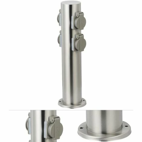 Grafner® Edelstahl Steckdosensäule mit 4 Außensteckdosen Gartensteckdose Energiesäule Grafner® Edelstahl Steckdosensäule Mit 4 Außensteckdosen Gartensteckdose Energiesäule -GRAFNER-shop 9992364 4