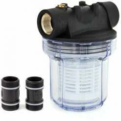 Grafner® Universal Filter Kurz Mit Einsatz Geeignet Für Hauswasserwerke FI10633 Und Gartenpumpen