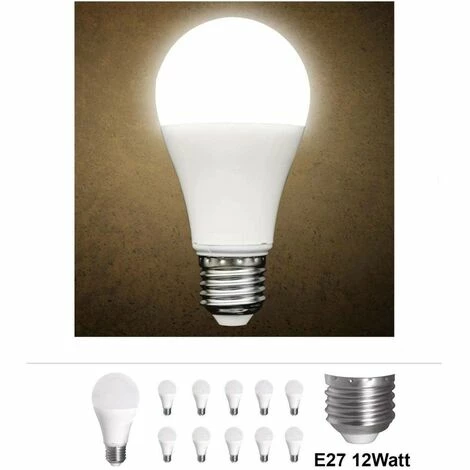 Grafner® LED Leuchtmittel E27 12 Watt 3000K Warmweiss 4er Set 5 Grafner® LED Leuchtmittel E27 12 Watt 3000K Warmweiss 4er Set – Bild 3