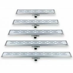 Grafner® Edelstahl Duschrinne Bodenablauf Siphon Ablaufrinne Für Dusche 80 Cm