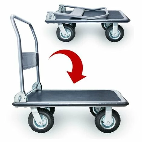 Grafner® Plattformwagen Tragkraft 350kg Transportwagen Lagerwagen Transportkarre 3 Grafner® Plattformwagen Tragkraft 350kg Transportwagen Lagerwagen Transportkarre – Bild 2